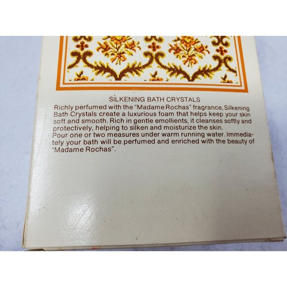 Madame Rochas Silkening Bath Crystals 8.8oz Sealed Vintage France - Picture 5 of 8